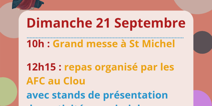 Messe de rentrée