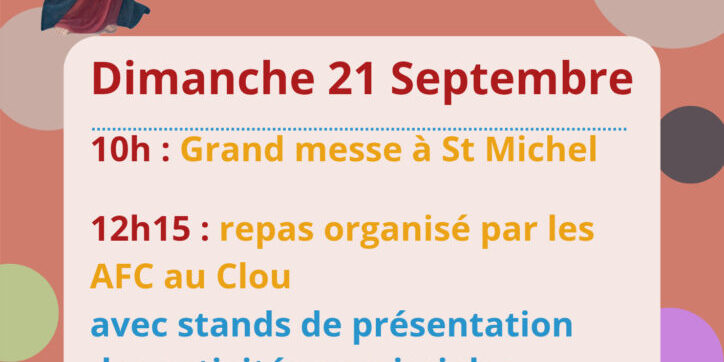 Messe de rentrée